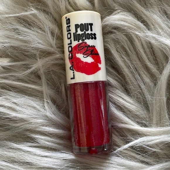 💄 L.A. Colors Pout Super Shine Lip Gloss - Hot Lips Shade 💄 - Picture 6 of 7